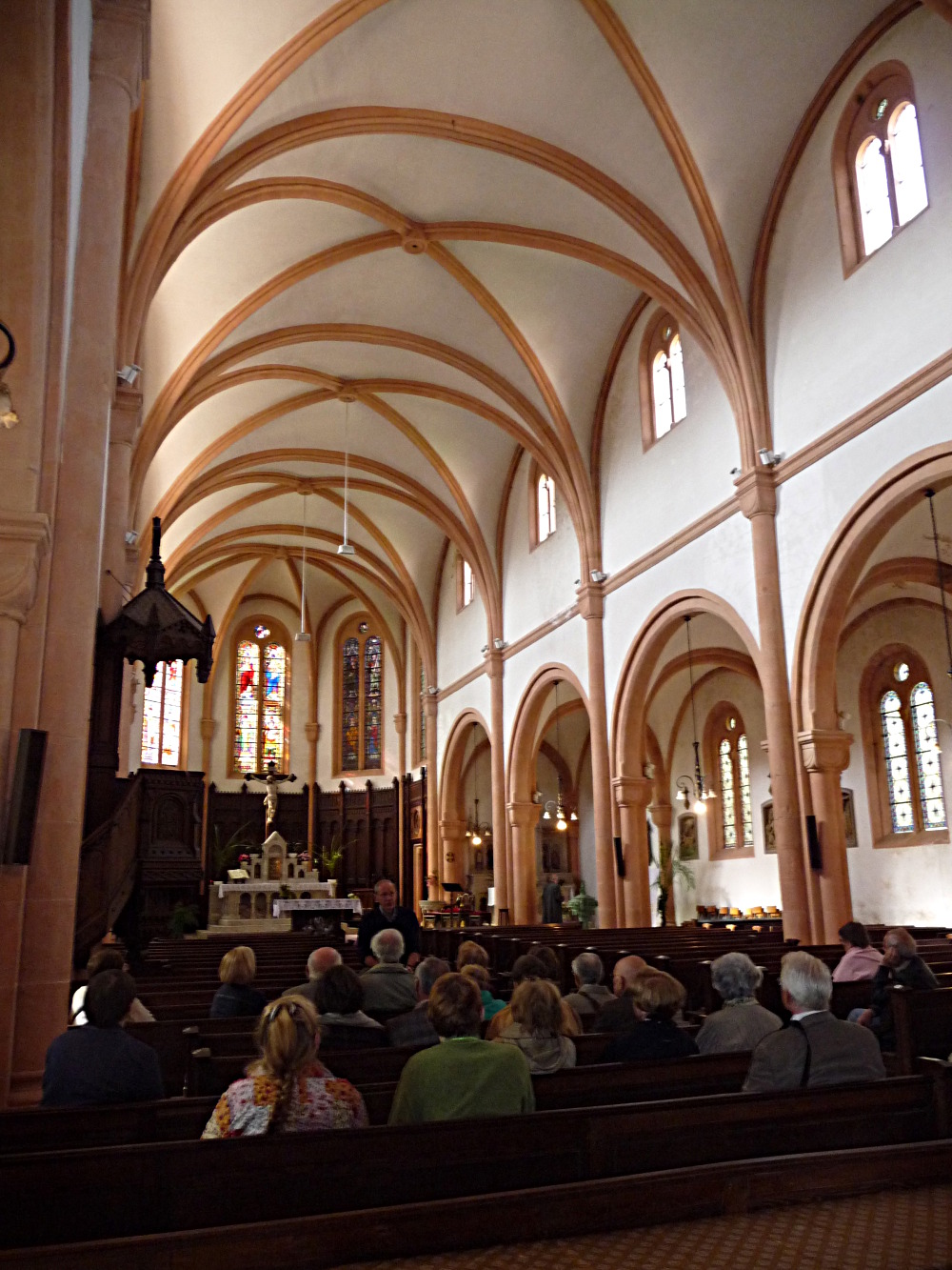 Histoire de l'abbaye de Senones dans l'abbatial