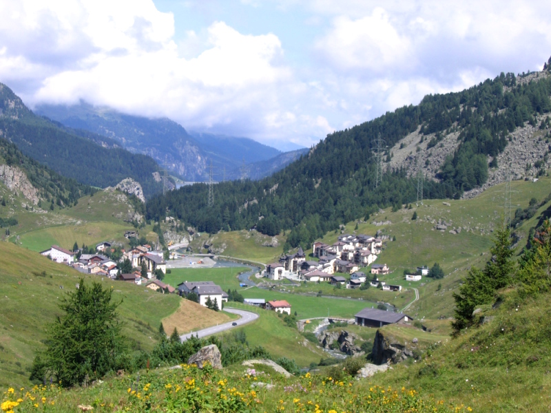 La station de sports d'hiver 1700 m.