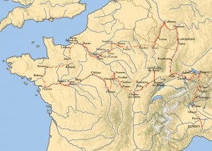 Chemin de l'exil après 610