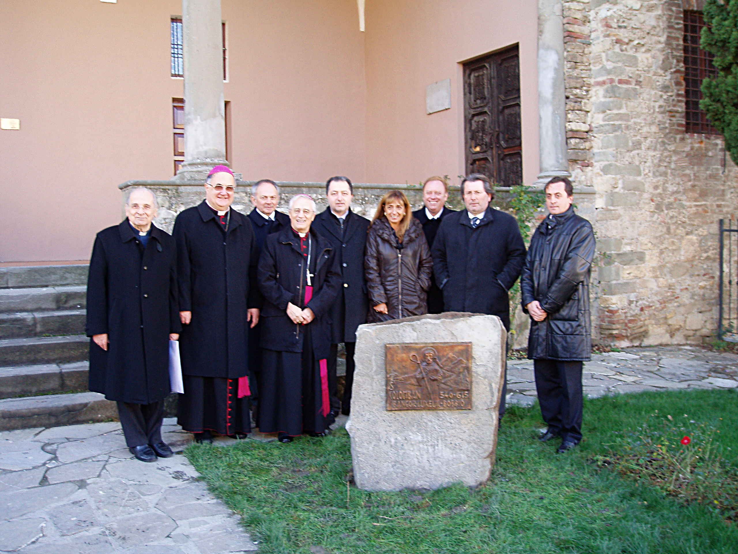 inauguration du Chemin de Saint Colomabn à Bobbio