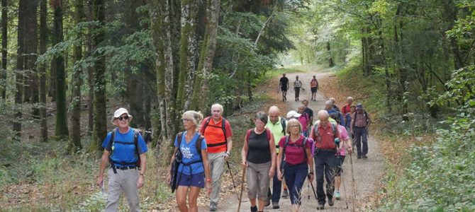 Marche inaugurale sur la Via Columbani