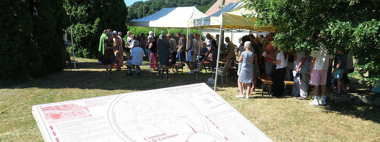 Messe annuelle Saint-Colomban à Annegray